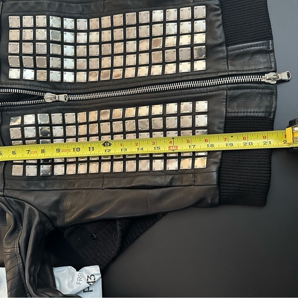 Diesel Black Leather Jacket - Picture 9 of 10